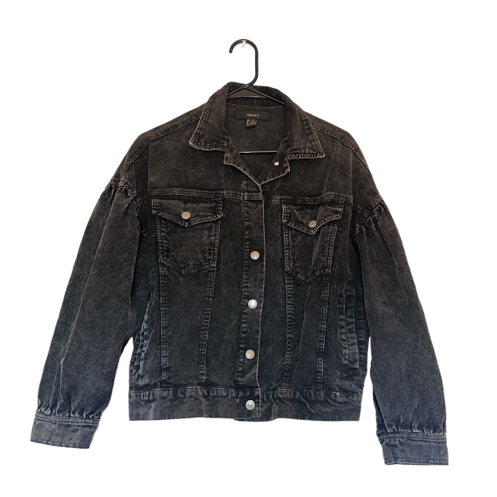 FOREVER 21 - Black Corduroy Jacket
